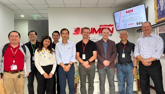 Mazda Australia and ISAT visited Lumen (Thailand) on February 15, 2024.